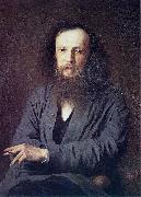Ivan Nikolaevich Kramskoi I. N. Kramskoy. D. I. Mendeleev. oil on canvas